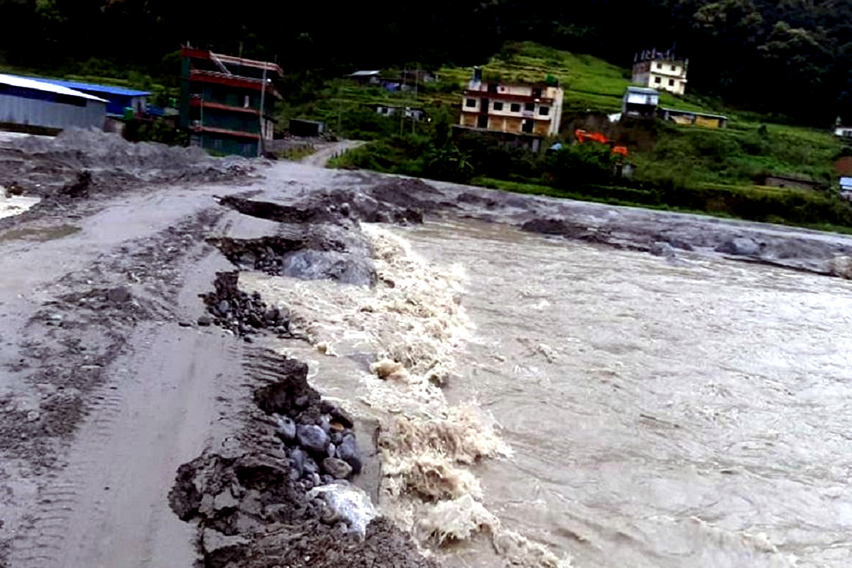 मेलम्ची बाढी प्रभावित क्षेत्र संरक्षणका लागि बागमती प्रदेश सरकारको चार करोड सहयोग